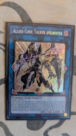 Allied Code Talker @Ignister ALIN-EN051 - Secret Rare 1st Ed - NM Yugioh! - Image 1