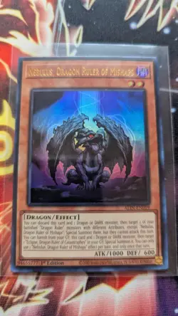 Yugioh Nebulus, Dragon Ruler of Mishaps - ALIN-EN019 - Ultra Rare 1st Edition NM - Image 1