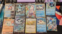 All New All Sealed Snowflame Edition Pokemon Cards Lot of 10 glaceon vmax #RW15 - Image 1