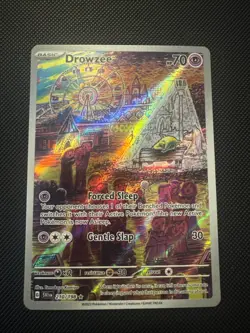 Pokemon TCG Drowzee Scarlet & Violet Base Set Holo Illustration Card 210/198 - Image 1