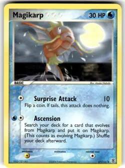Pokemon Card Magikarp EX FireRed LeafGreen Uncommon 67/112 NM NoN HOLO - Image 1