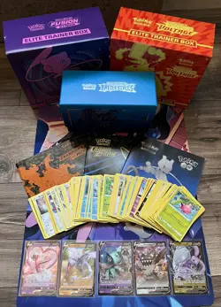 Pokemon Sword & Shield Elite Trainer Box Bundle 100+ Cards - Image 1