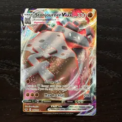 Stonjourner VMAX 116/202 Pokemon Sword & Shield Base Set Holo Ultra Rare Card NM - Image 1
