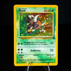 Pokemon TCG Pinsir Holo Rare Card 9/64 Jungle Unlimited LP/MP - Image 1