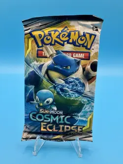 1 Pokemon Trading Card Game Sun & Moon Cosmic Eclipse Booster Pack (One Pack) 820650805899 - Image 1