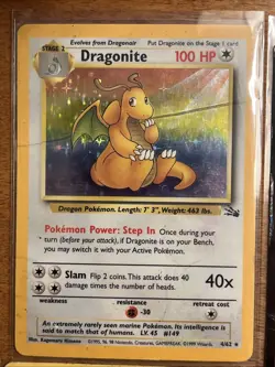 Pokemon TCG MASSIVE 9 Card DAMAGED Lot Charizard EX, Machamp 1st Ed, Dragonite - Image 2