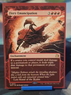 Fiery Emancipation Wilds of Eldraine: Enchanting Tales Regular - Image 1