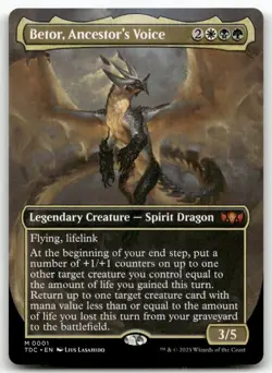 Betor, Ancestor's Voice (Borderless) #1 MTG Tarkir Dragonstorm TDC NM X1 - Image 1