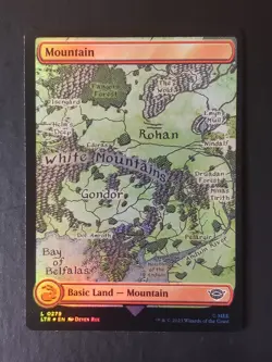 MTG: LoTR: Mountain Full Art Foil 0279 - Image 1