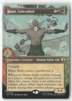 Bumi, Unleashed (Showcase) M Avatar: The Last Airbender 348 NM - Image 1