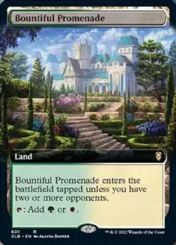 Bountiful Promenade *FOIL Extended Art* [CLB] Commander Legends: Baldur's Gate - Image 1