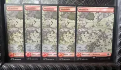 MTG Full Art Mountains The Lord of the Rings: Tales of Middle-earth 0279 NM - Image 1
