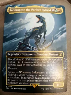Indoraptor, the Perfect Hybrid (Borderless) Universes Beyond: Jurassic... - Image 1