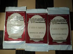 x3 Fallen Empires Booster Pack mtg - Image 3