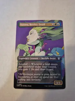 Tatyova, Benthic Druid (Borderless) Commander Masters Regular - Image 1