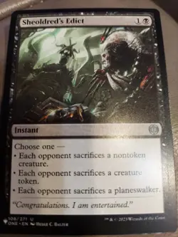 Sheoldred's Edict Phyrexia: All Will Be One Regular - Image 1