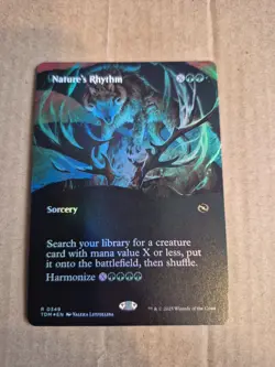 Nature's Rhythm (Borderless) Tarkir: Dragonstorm Foil - Image 1