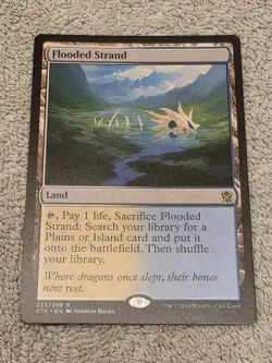 MTG Flooded Strand Kjans of Tarkir 233/269 Mint #02A - Image 1