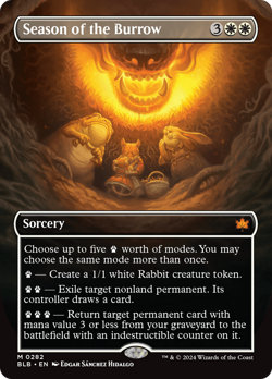 Season of the Burrow (BORDERLESS) #282 | Near Mint | BLB BloomBurrow Magic MTG - Image 1