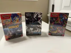 Pokemon Booster Bundle Lot Of Three. Black Bolt. Surging Sparks. Phantasmal Flm - Image 1