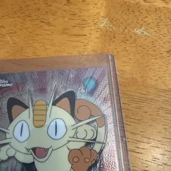 Base Chrome Pokemon 2000 Topps Chrome Meowth #52 - Image 3