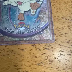 Base Chrome Pokemon 2000 Topps Chrome Meowth #52 - Image 4