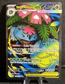 Pokemon Mega Venusaur EX 155/132 Ultra Rare EN MINT - FREE USA SHIPPING - Image 1