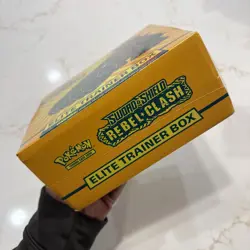 Pokemon Elite Trainer Box ETB Sword & Shield Rebel Clash Sealed New rare HTF 820650807008 - Image 3