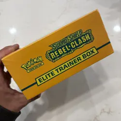 Pokemon Elite Trainer Box ETB Sword & Shield Rebel Clash Sealed New rare HTF 820650807008 - Image 5