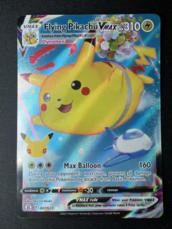 Flying Pikachu VMax 007/025 NM- Celebrations-Holo Ultra Rare- Pokemon TCG - Image 1