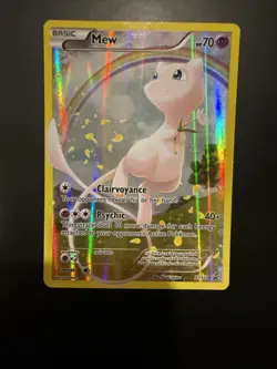 Pokemon TCG Mew XY110 Holo Black Star Promo Full Art 2016 - Image 1