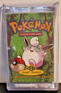20.77g - Pokemon Jungle Unlimited 1999 Wigglytuff Artwork Booster Pack Sealed - Image 2
