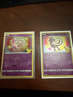 (x2) Pokemon TCG Mew 011/025 Holo Rare Celebrations NM - Image 1