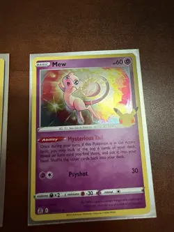(x2) Pokemon TCG Mew 011/025 Holo Rare Celebrations NM - Image 4