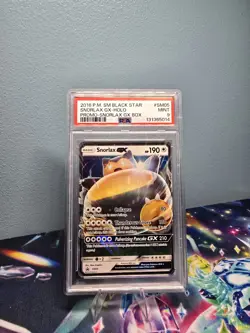 Pokemon TCG Snorlax GX SM05 Sun Moon Black Star Promo PSA 9 - Image 1