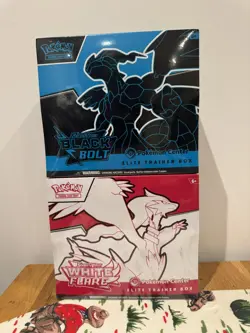 Pokemon Black Bolt and White Flare Pokemon Center ETB Sealed Elite Trainer Box's - Image 2