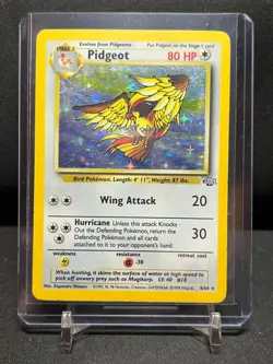 Pidgeot 8/64 Holo Rare Pokemon 1999 Jungle - MP - Image 3