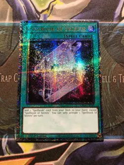 *** SPELLBOOK OF SECRETS *** QUARTER CENTURY SECRET RARE RA04-EN189 YUGIOH! - Image 1