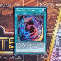 1x Red-Eyes Fusion - Super Rare - CORE-EN059 - 1st Ed - LP - Image 1