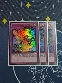 3x And the Band Played On - PRIO-ENDE2 - Ultra Rare (NM) - Yugioh Playset - Image 1