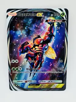 Pokemon POCKET Buzzwole Kawaii illustration DIY Doujin Art Card - Image 1