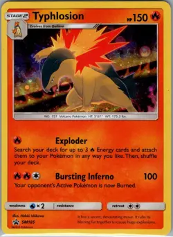 Typhlosion SM185 Holo SM Promos - Pokemon Card - LP - Image 1