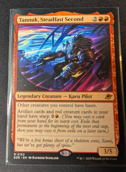 Tannuk, Steadfast Second Promo Pack: Edge of Eternities Regular for sale online - Image 1
