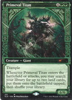 MTG: Secret Lair Drop Series: Primeval Titan: Lightly Played Condition - Image 1
