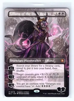 Liliana of the Dark Realms (Borderless) - Near Mint MTG Commander: Bloomburrow - Image 1
