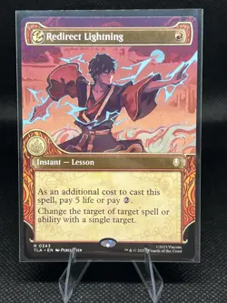 MTG TLA #343 Redirect Lightning (Borderless) Rare Regular - Image 1