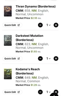 X6 Borderless Commander Deck Essentials $8.49 Market Value - Image 4