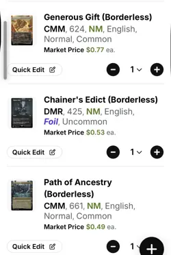 X6 Borderless Commander Deck Essentials $5.78 Market Value - Image 5