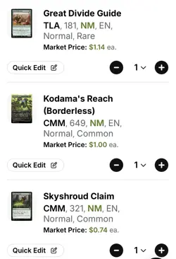 X6 Commander Deck Essentials See Pics $8.15 Market Value - Image 5