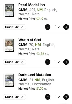 X6 White Commander Deck Must Haves $8.92 Market Value - Image 4